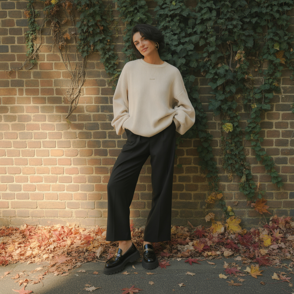 20 Ideas for Aesthetic Fall Outfits to Stay Cozy and Stylish 16 Chunky Loafers