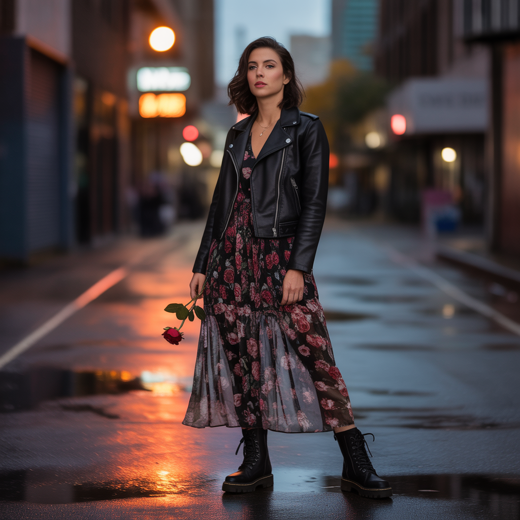 20 Ideas for Aesthetic Fall Outfits to Stay Cozy and Stylish 14 Leather Jackets