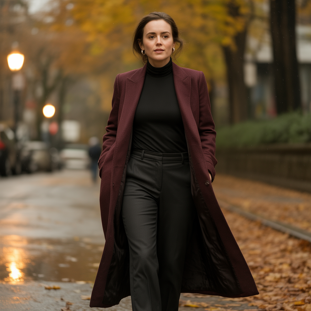 20 Ideas for Cozy and Stylish Trending Fall Outfits to Try Now 6 Maxi Coats with Slim Layers