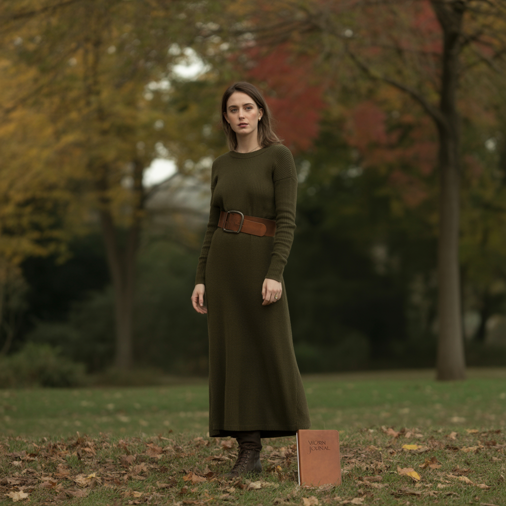 20 Ideas for Aesthetic Fall Outfits to Stay Cozy and Stylish 7 Maxi Knit Dresses
