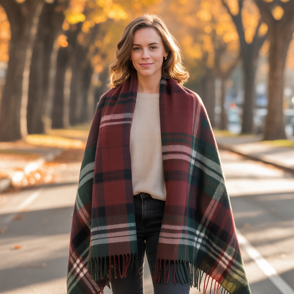20 Ideas for Aesthetic Fall Outfits to Stay Cozy and Stylish 10 Oversized Scarves