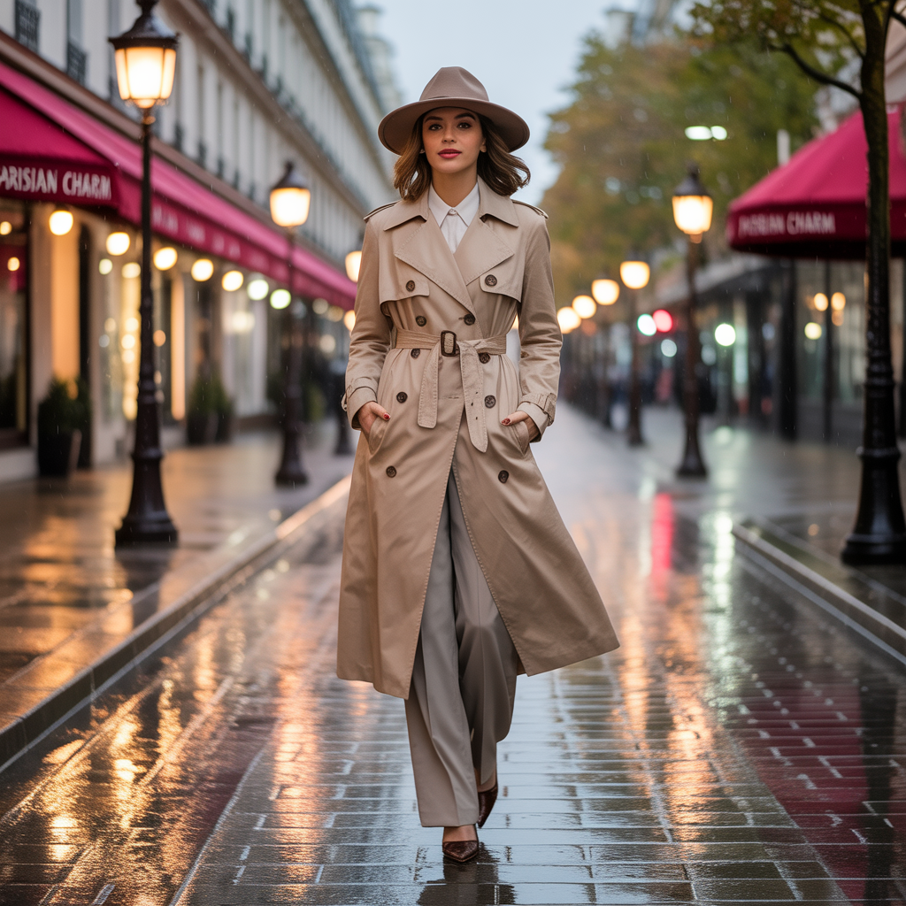 20 Ideas for Aesthetic Fall Outfits to Stay Cozy and Stylish 5 Trench Coats