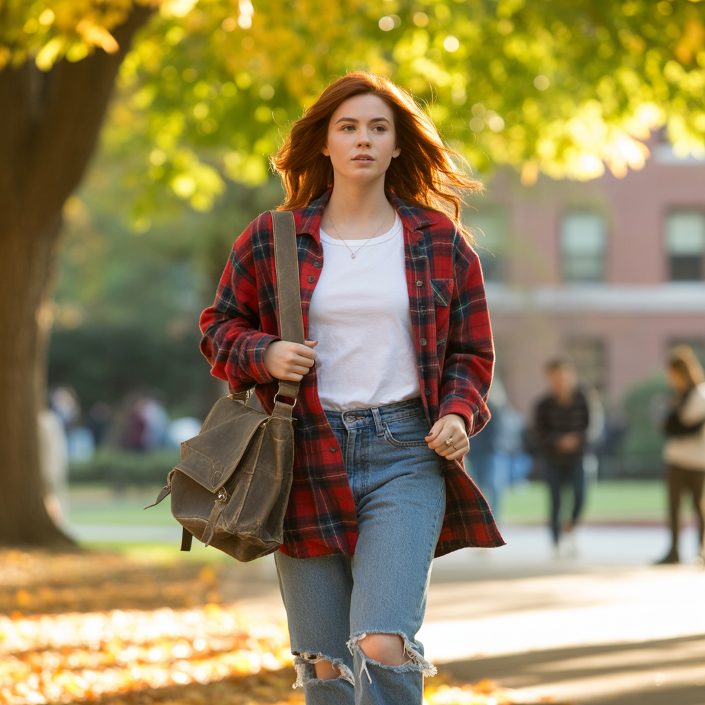 Layered Flannel Shirts