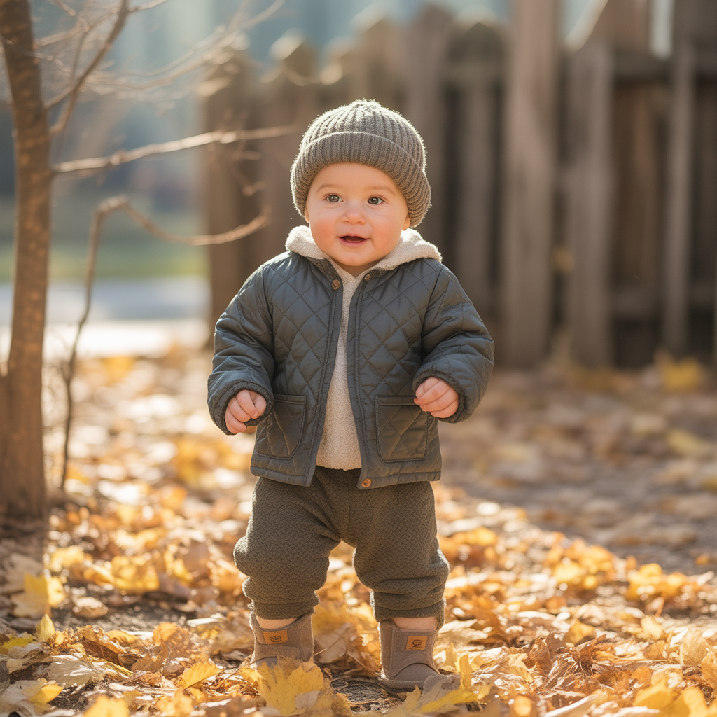 Baby Boy Fall Outfits: 25 Cozy and Stylish Ideas 4 Quilted Jackets with Joggers