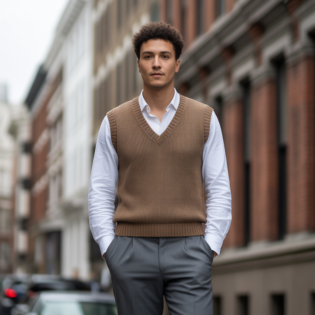 Structured Knit Vests