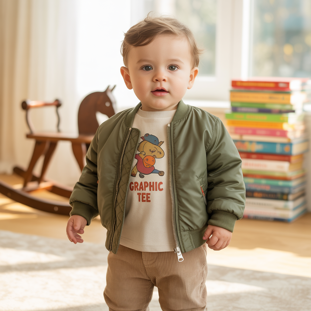 Baby Boy Fall Outfits: 25 Cozy and Stylish Ideas 16 Baby Boy Bomber Jackets