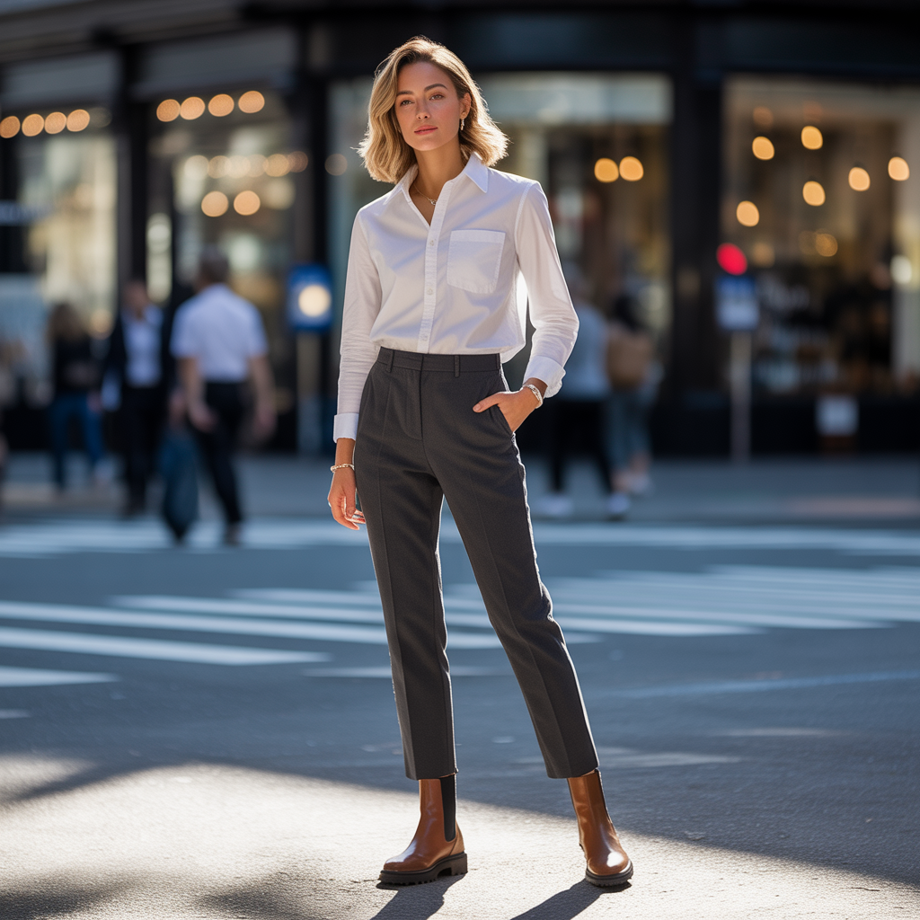 Faux Fur Jackets With Slouchy Boots