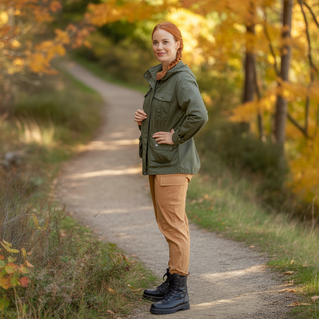 Early Fall Outfits Guide: From Summer to Autumn 18 Utility Jacket With Cargo Pants