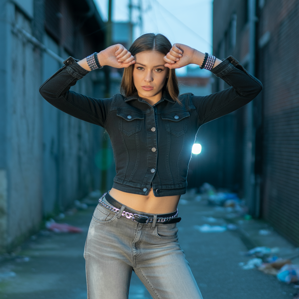 20 Edgy Fall Outfits to Rule Autumn Style 6 Denim on Denim Layers