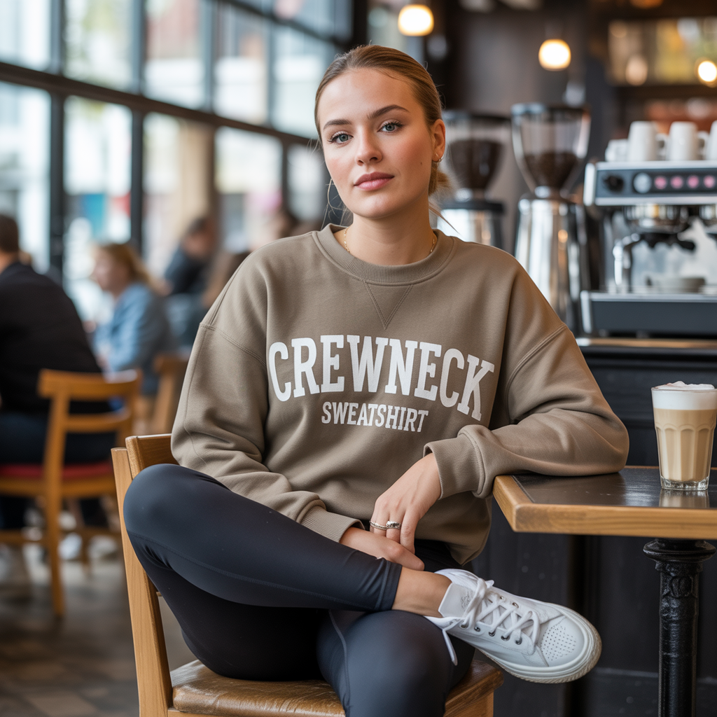 Crewneck Sweatshirt with Leggings