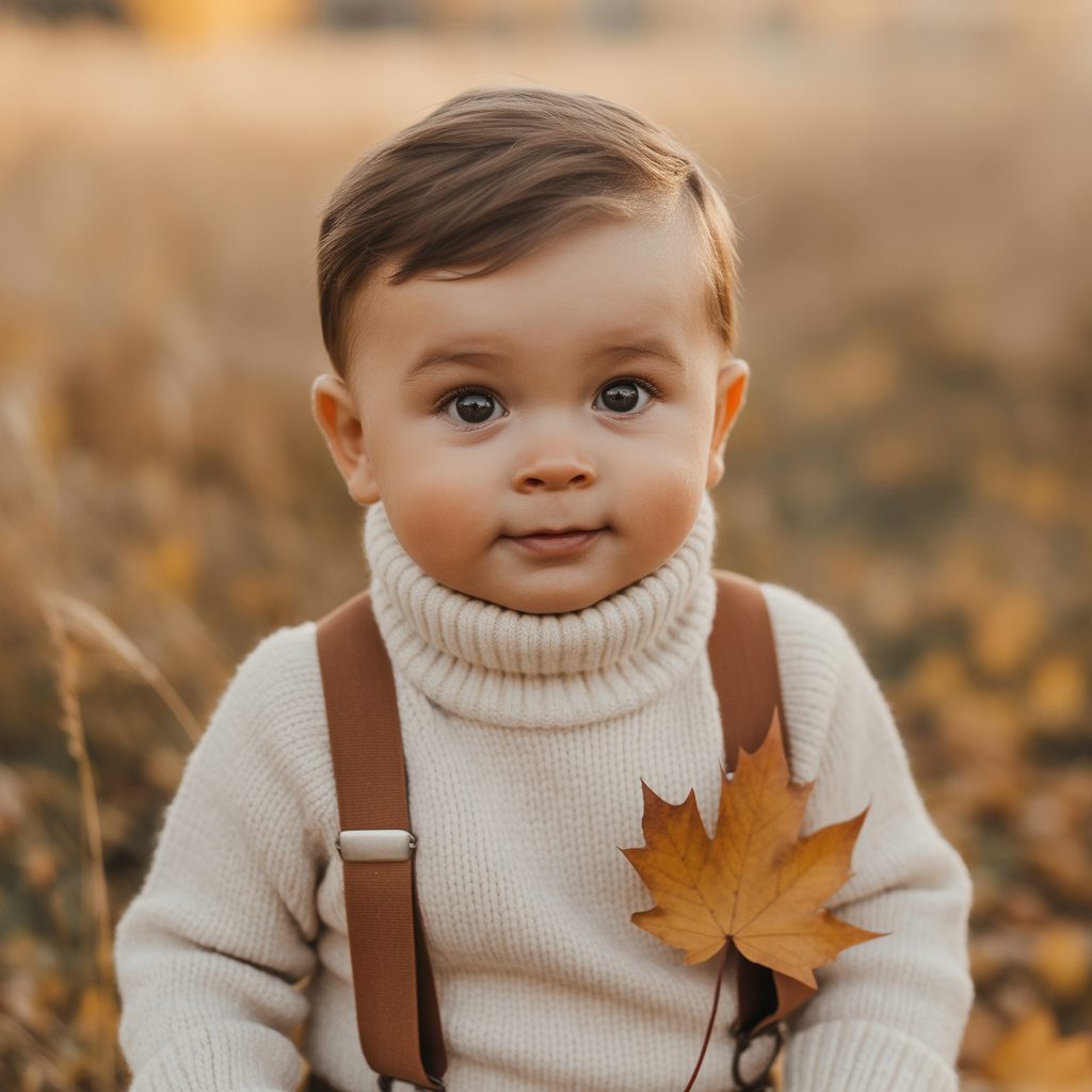 Baby Boy Fall Outfits: 25 Cozy and Stylish Ideas 14 Turtleneck Sweaters with Suspenders