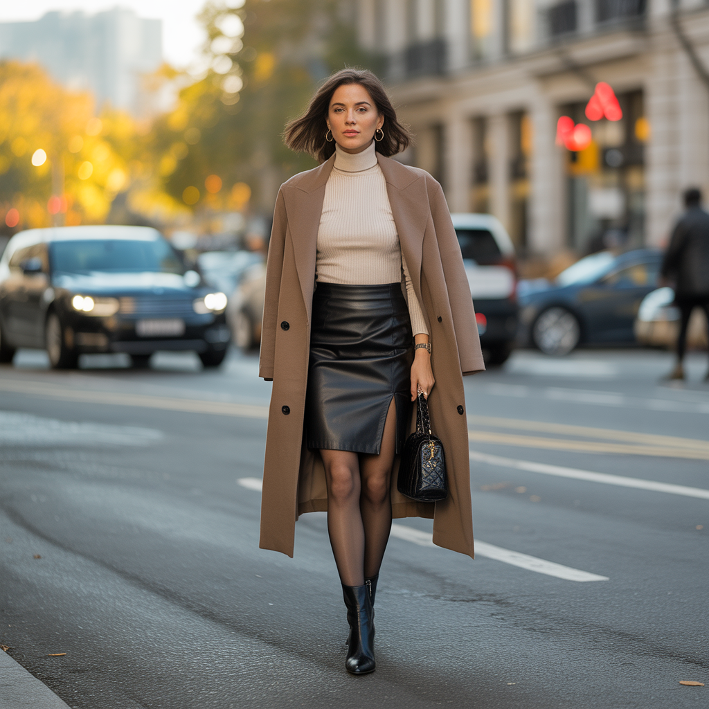 Sweater Dresses With Knee-High Boots