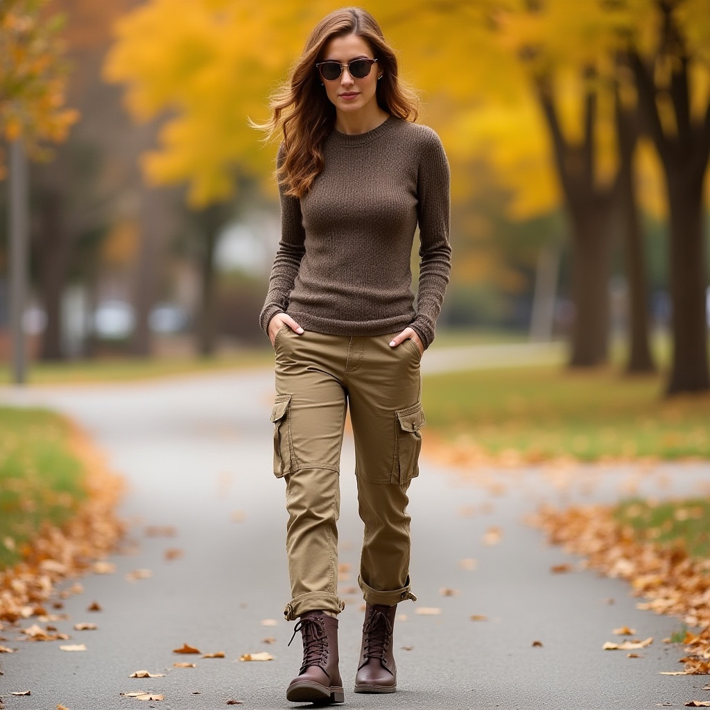 Cargo Pants with Fitted Tops