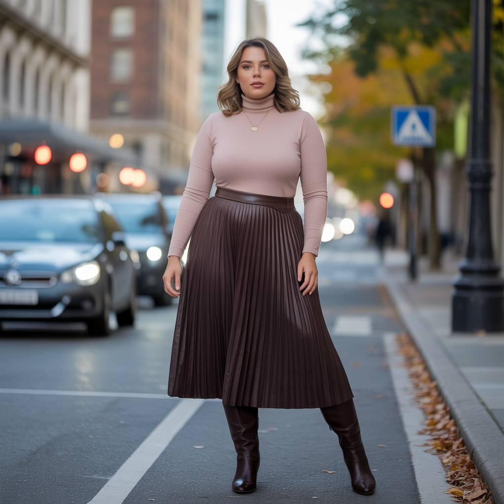 15 Best Plus Size Fall Outfits to Wear This Season 2 Midi Skirts with Boots