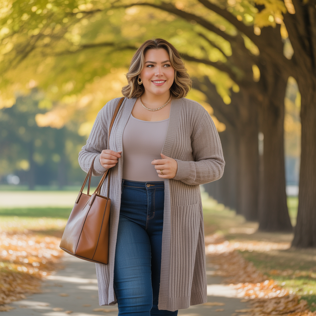 15 Best Plus Size Fall Outfits to Wear This Season 3 Longline Cardigans