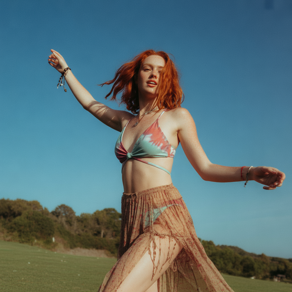 15 Trendy Swimwear Outfit Ideas to Rock This Summer 9 Boho Chic Swimwear Outfit