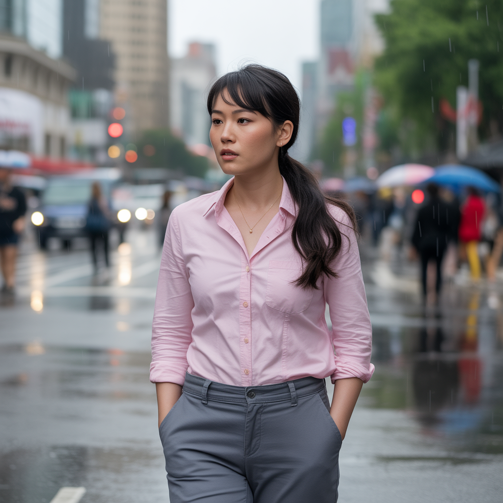 Button-Down Shirt with Chinos