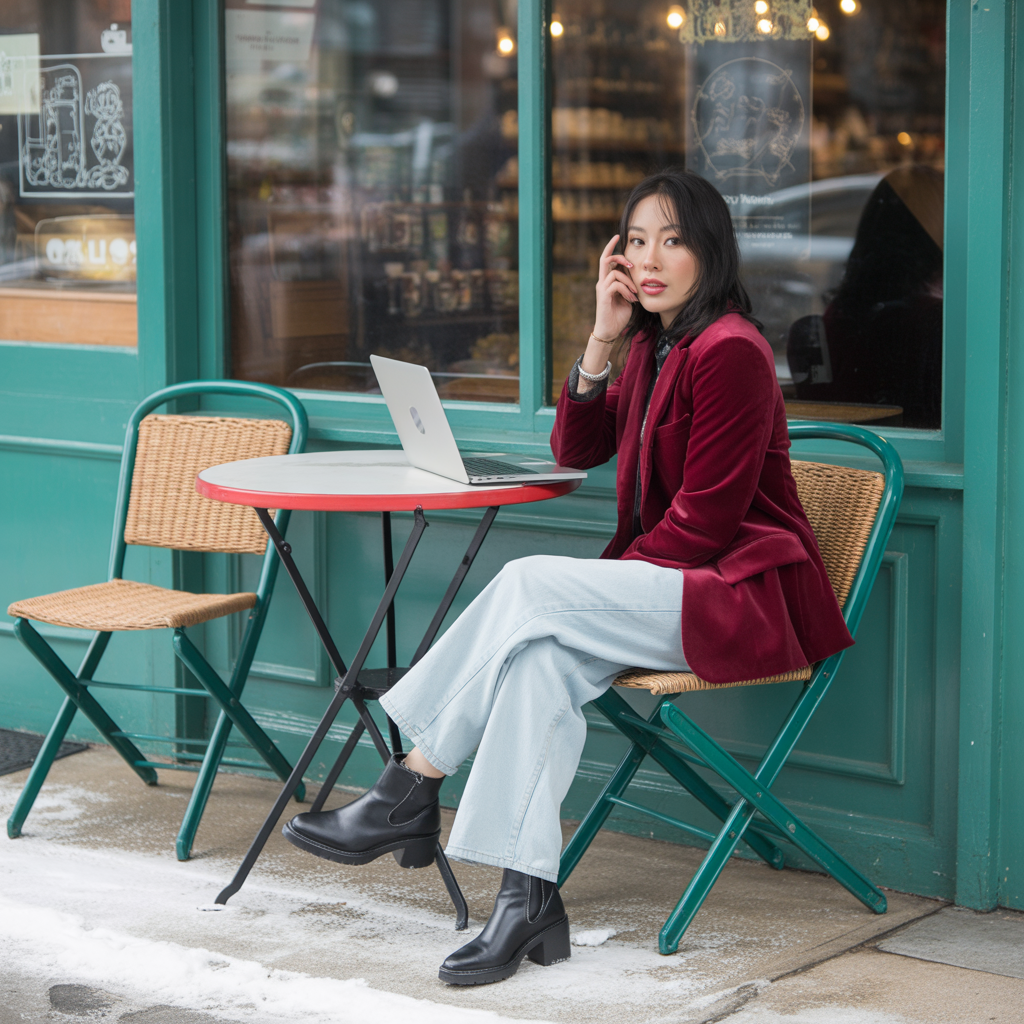 Casual Friday Jeans with Blazer
