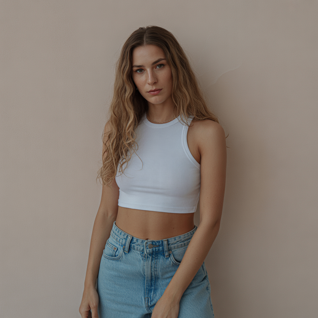 15 Best Baddie Outfit Ideas Casual and Stylish for Everyday Wear 2 Crop Top and High-Waisted Jeans