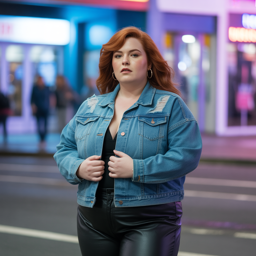 18 Best Plus Size Masc Outfit Ideas for Every Occasion 13 Denim Jacket with Black Jeans
