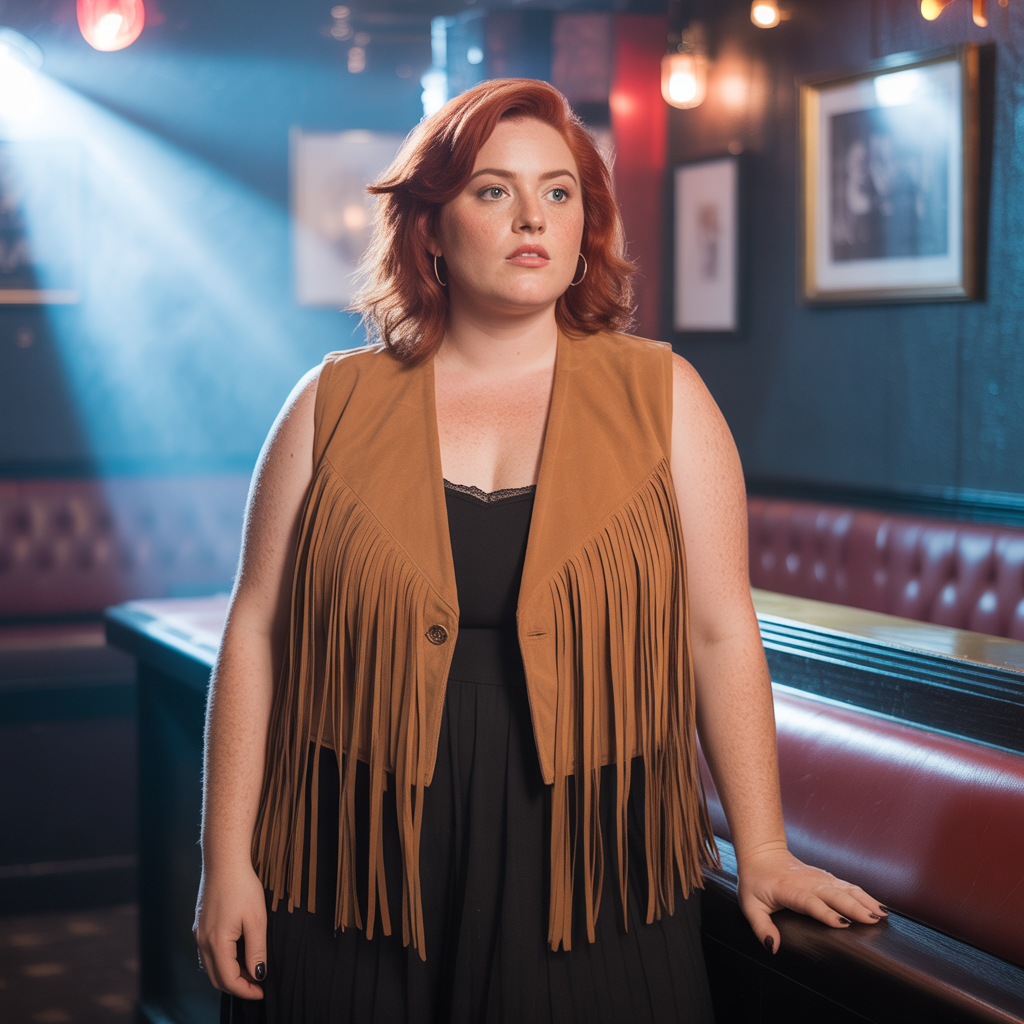 18 Best Plus Size Country Concert Outfit Ideas for Every Season 7 Fringe Jackets and Vests