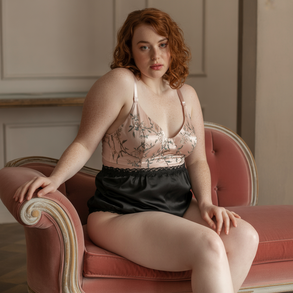 18 Best Plus Size Lingerie Outfit Ideas to Flatter Every Curve 7 High-Waisted Panty Chic
