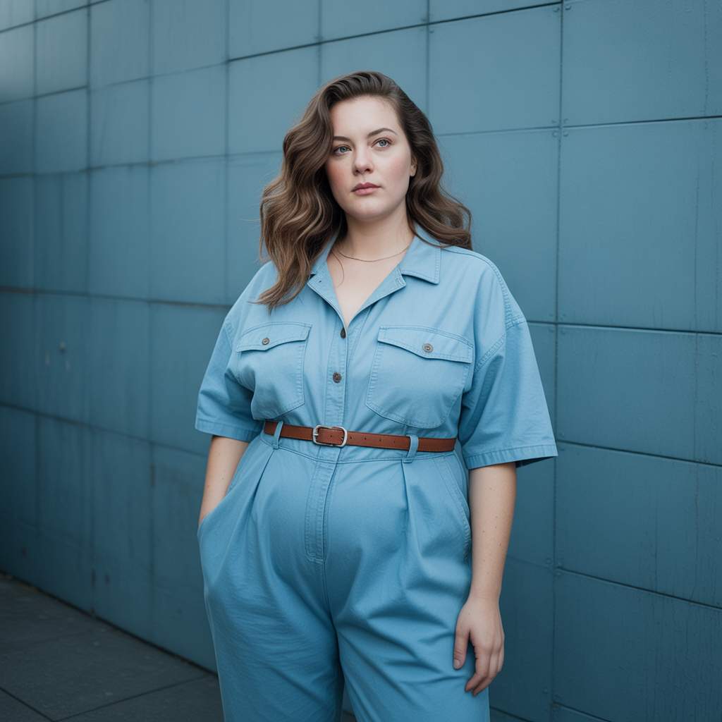 Jumpsuits with Adjustable Belts