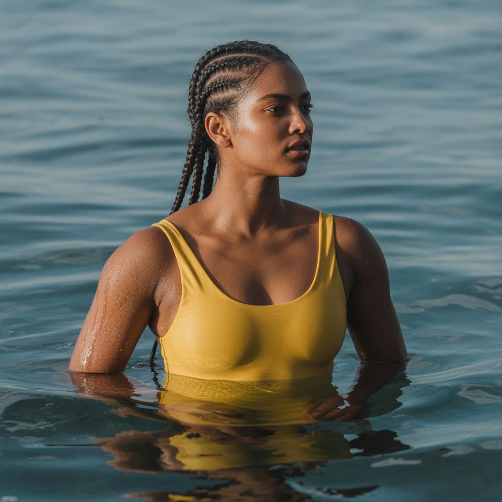 20 Best Modest Swimwear Outfit Ideas for Chic Beach Style 20 Minimalist Solid-Colored Swimwear