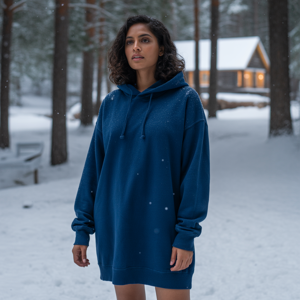18 Best College Outfit Ideas Aesthetic for Stylish Students 10 Oversized Hoodie Dress
