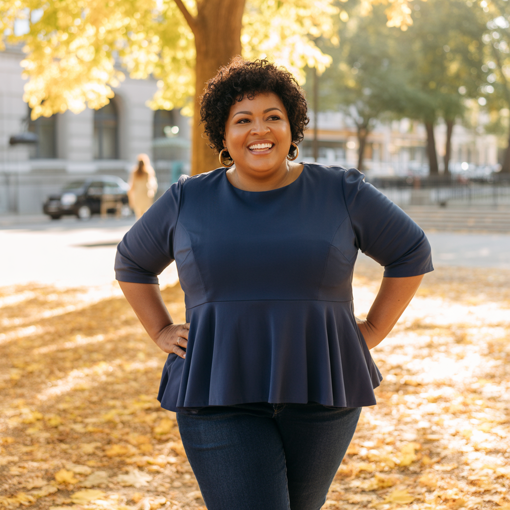 Peplum Tops for Balanced Curves