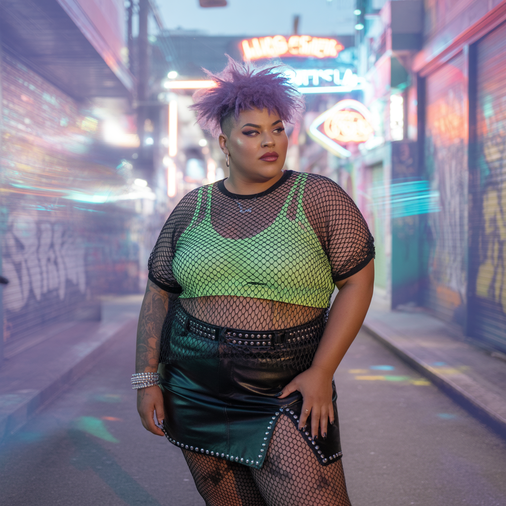 15 Best Plus Size Goth Outfit Ideas to Rock Your Dark Style 6 Punk Goth Vibes