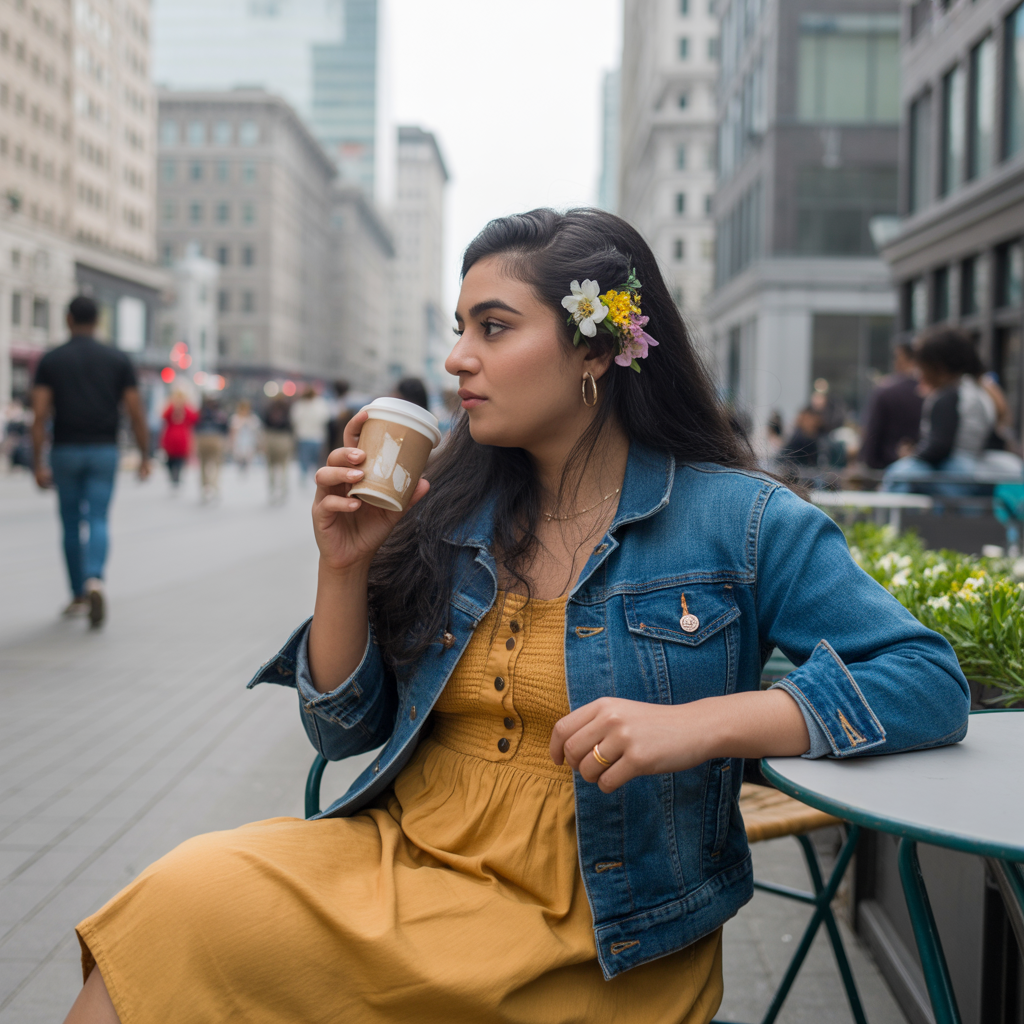 Shift Dress with a Structured Jacket