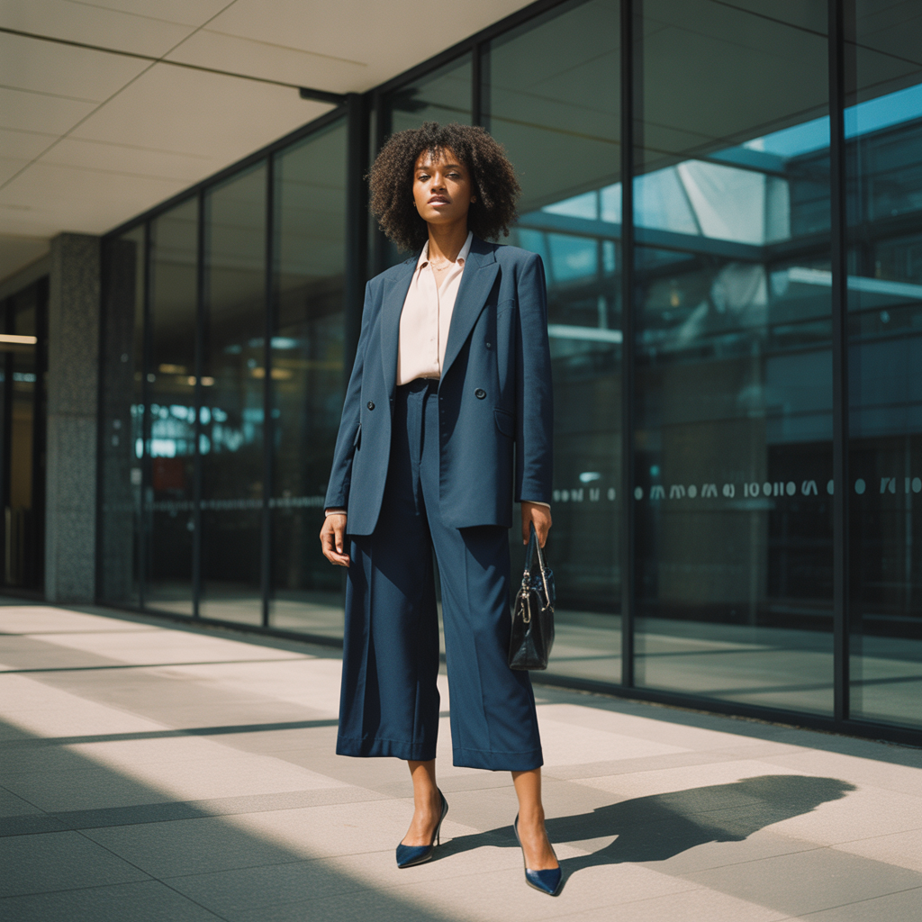 Tailored Culottes with Blazer
