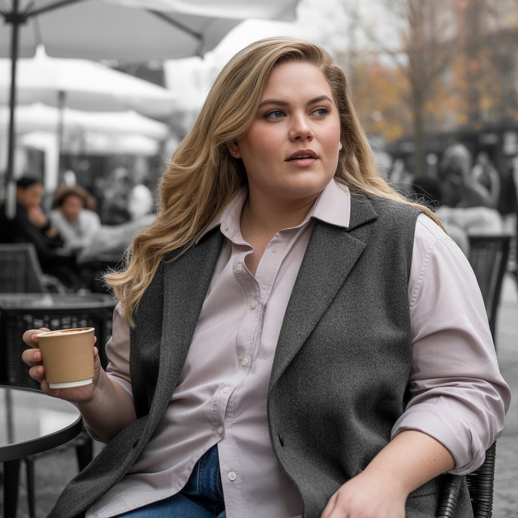 18 Best Plus Size Masc Outfit Ideas for Every Occasion 8 Vest and Button-Down Pairing