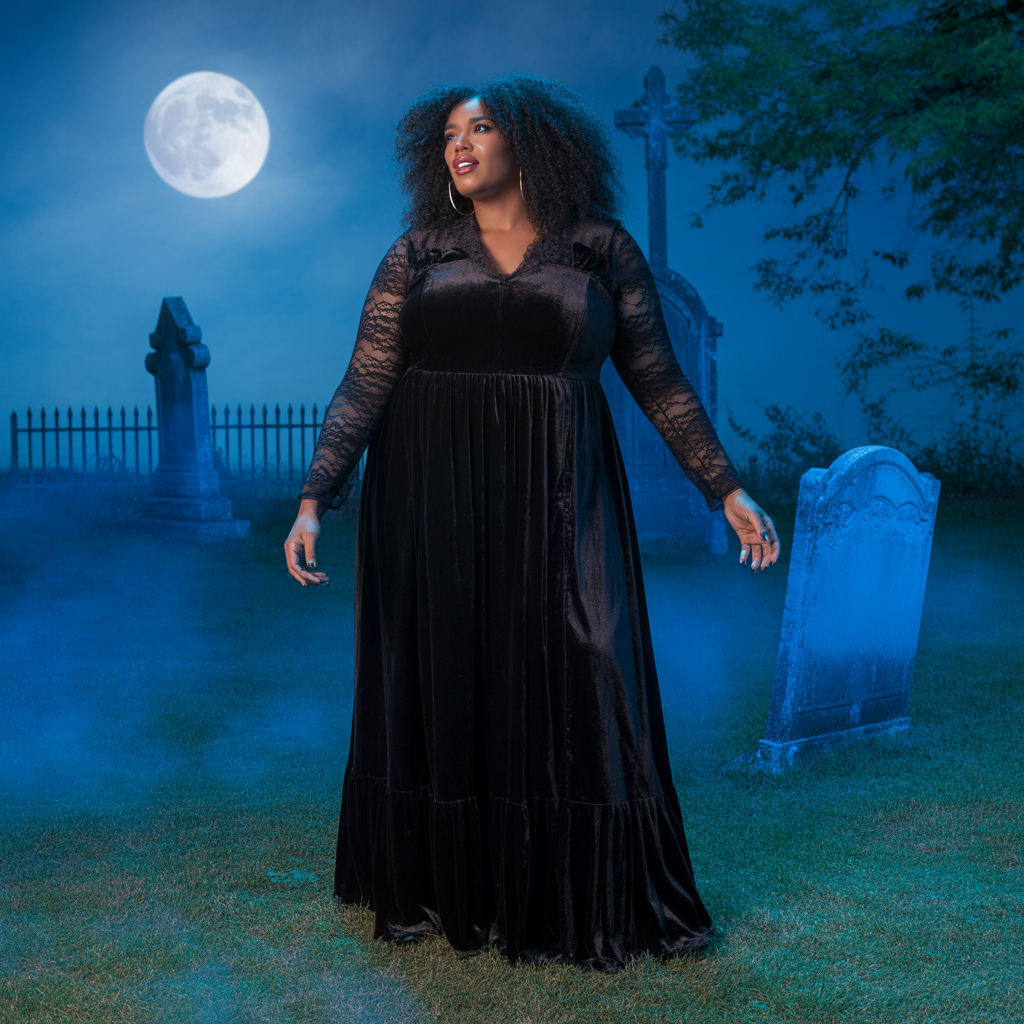 15 Best Plus Size Goth Outfit Ideas to Rock Your Dark Style 7 Witchy Goth Aesthetic