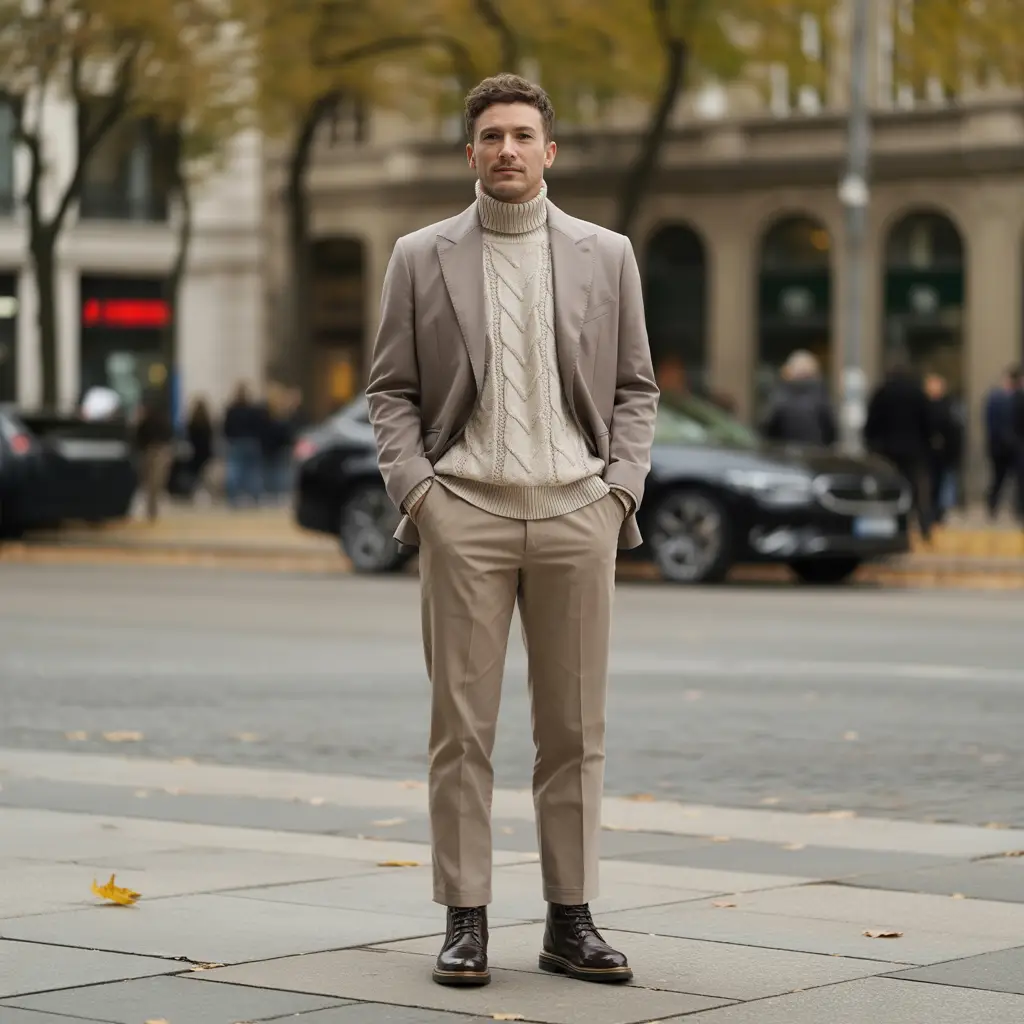 18 Ideas About Aesthetic Fall Outfits to Elevate Your Autumn Style 8 Neutral Suits with Cozy Layers