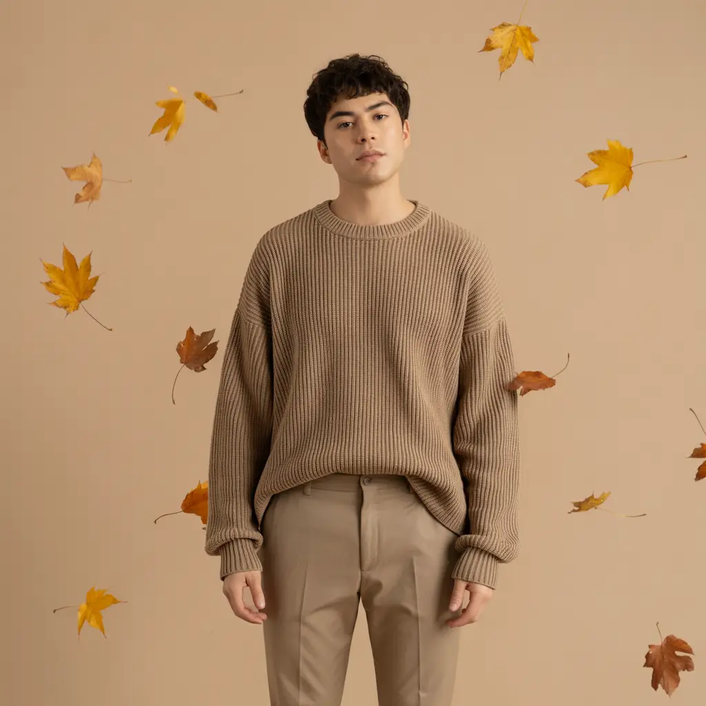18 Ideas About Aesthetic Fall Outfits to Elevate Your Autumn Style 1 Oversized Sweaters with Tailored Bottoms