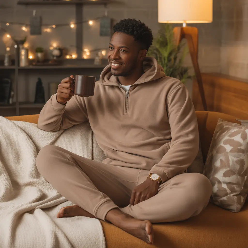 20 Ideas About Comfy Winter Outfits for Effortless Style and Warmth 6 Fleece Pullovers with Joggers