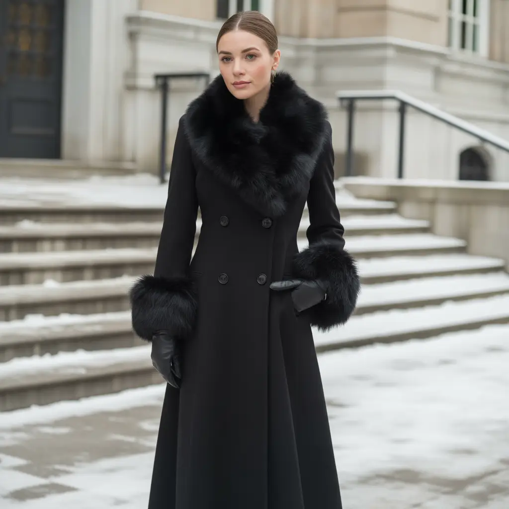 20 Ideas About Classy Winter Outfits to Elevate Your Cold-Weather Style 12 Fur or Faux Fur Accents