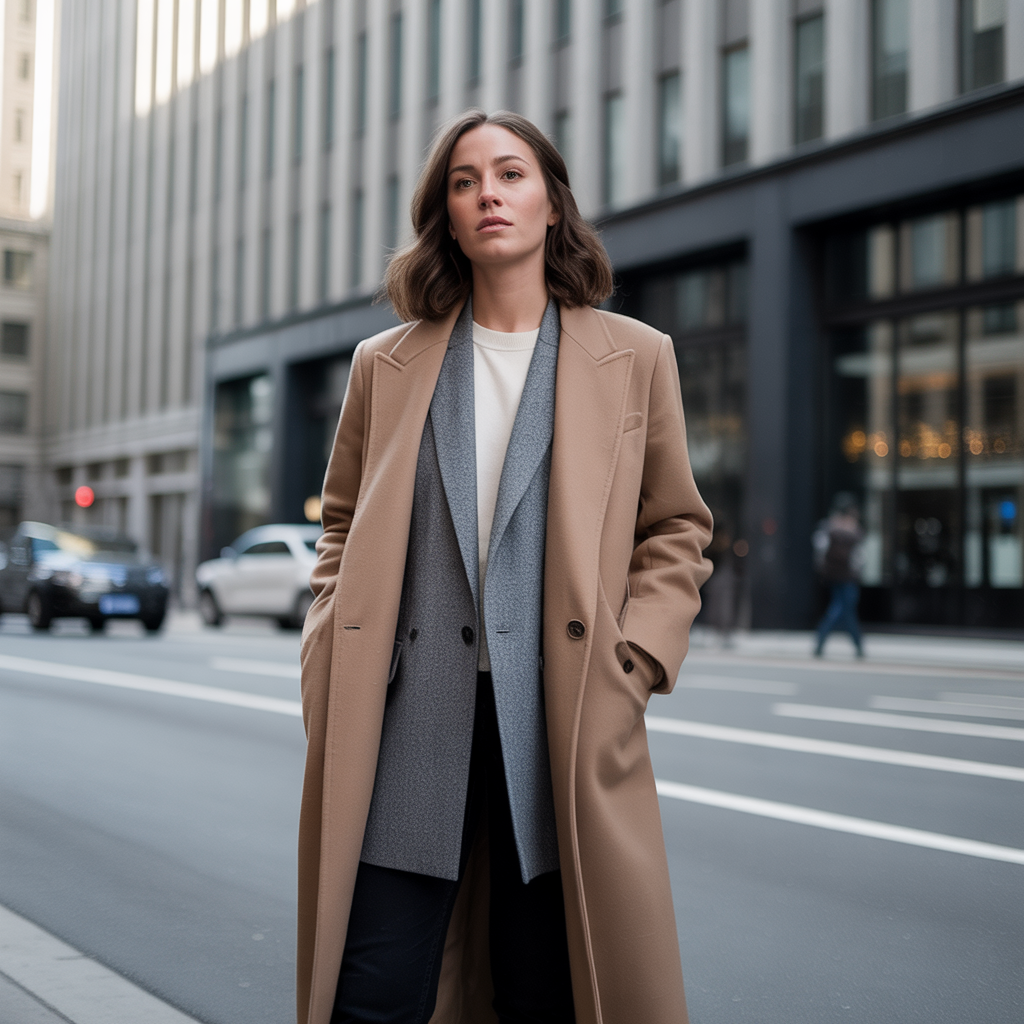 20 Idea About Cool Winter Outfits to Master Cold Weather Style 10 Longline Cardigan with Wool Coat