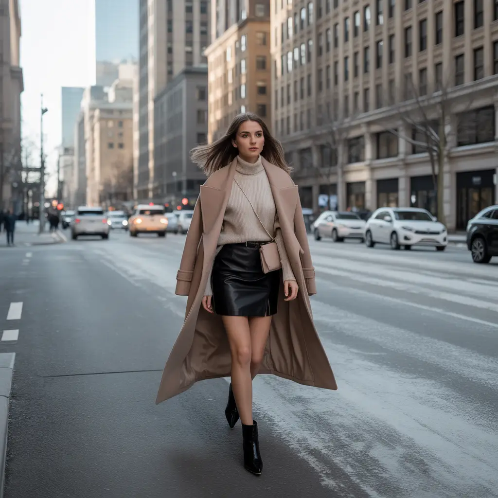 20 Ideas About Classy Winter Outfits to Elevate Your Cold-Weather Style 7 Pleated Skirts with Cozy Knits
