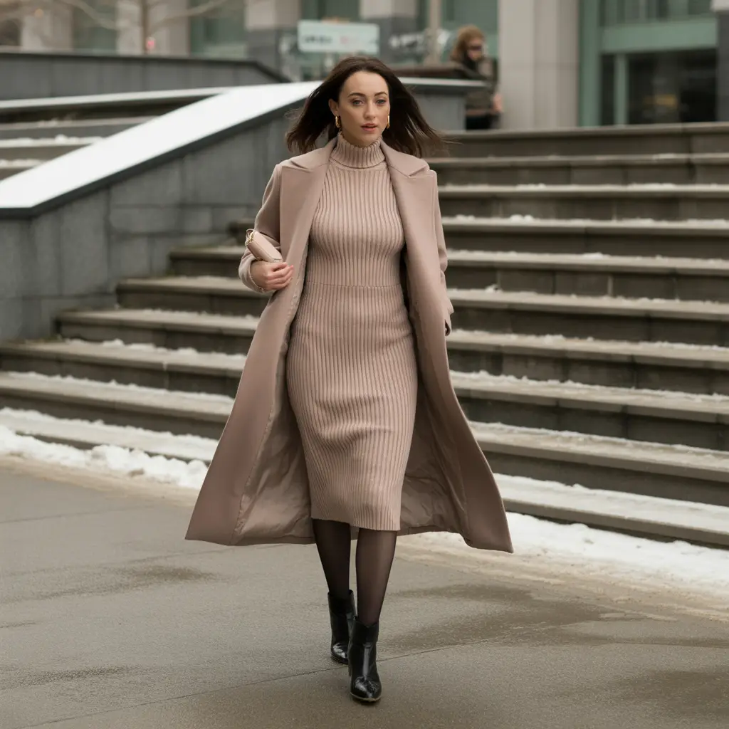 20 Ideas About Classy Winter Outfits to Elevate Your Cold-Weather Style 11 Double-Breasted Blazers Over Knits