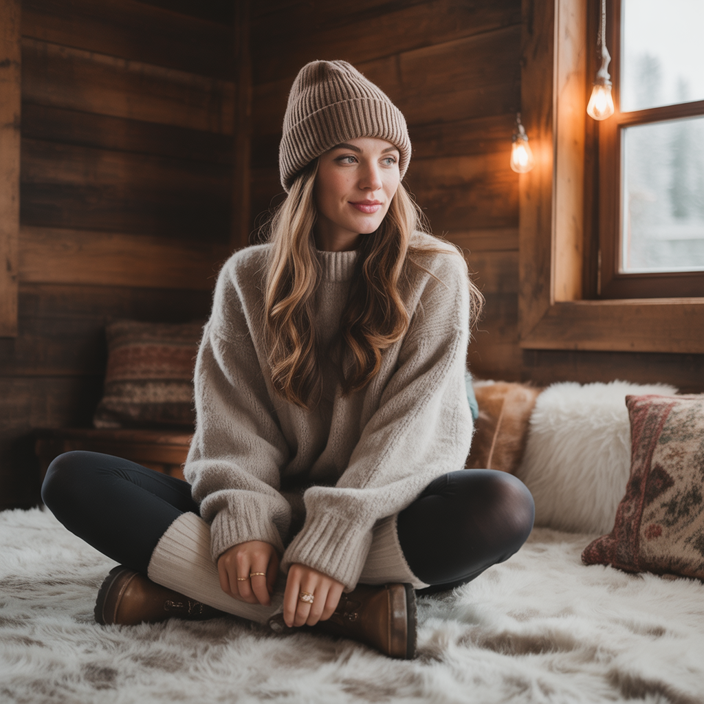 18 Adorable Winter Outfits That Keep You Warm & Fashionable 18 Wool Hats with Oversized Sweaters
