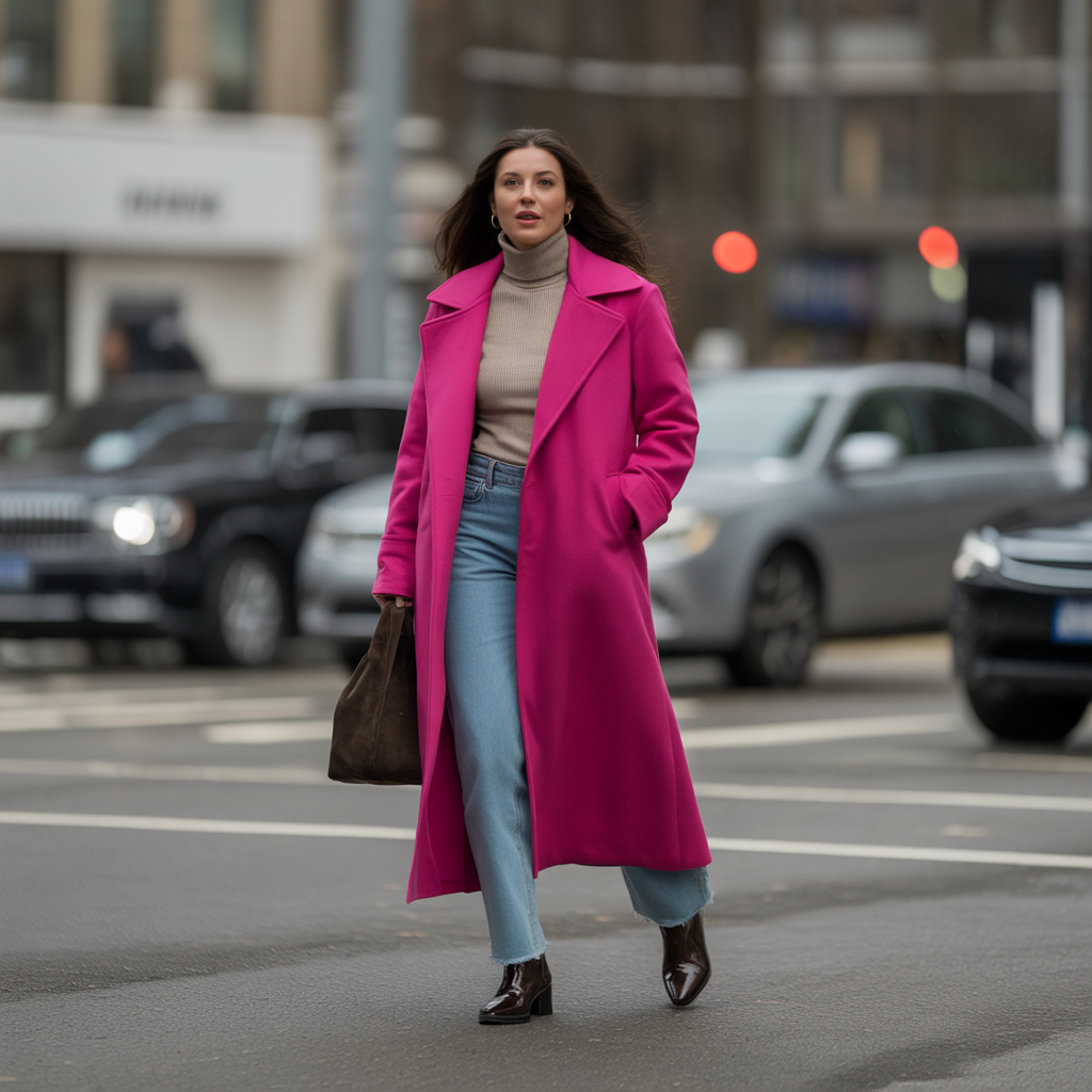 18 Adorable Winter Outfits That Keep You Warm & Fashionable 19 Statement Coats with Neutral Basics