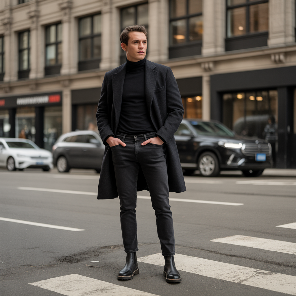 20 Ideas About Classy Winter Outfits for Timeless Cold Weather Style 2 Turtleneck and Overcoat Layers
