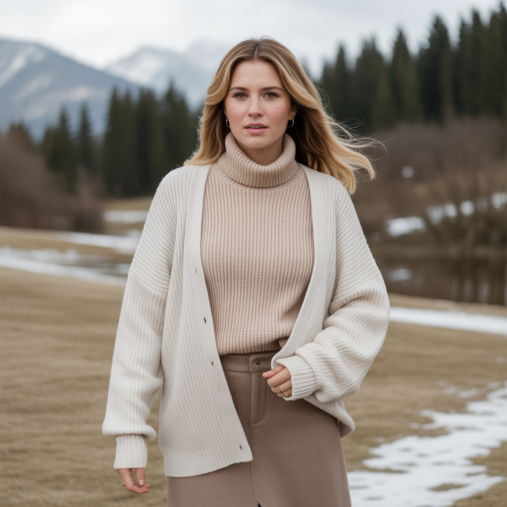 20 Ideas About Classy Winter Outfits for Timeless Cold Weather Style 12 Layered Neutral Knits