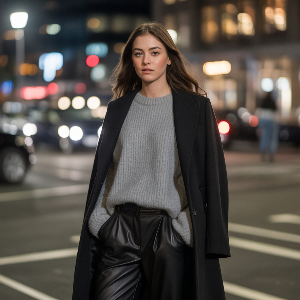20 Ideas About Classy Winter Outfits for Timeless Cold Weather Style 14 Plaid Coats with Solid Layers