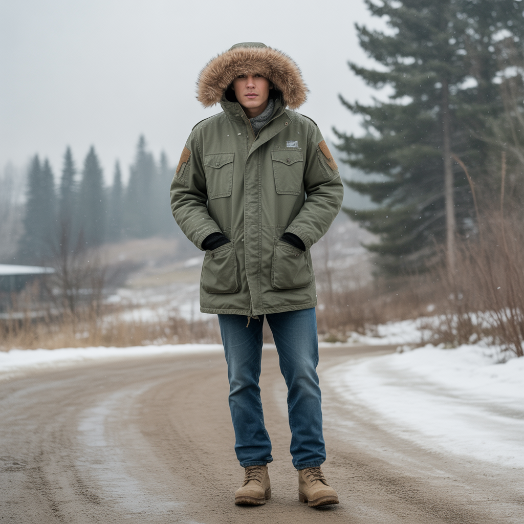 16 Ideas About Cold Weather Winter Outfits for Style and Warmth 6 Parka with Fur Trim