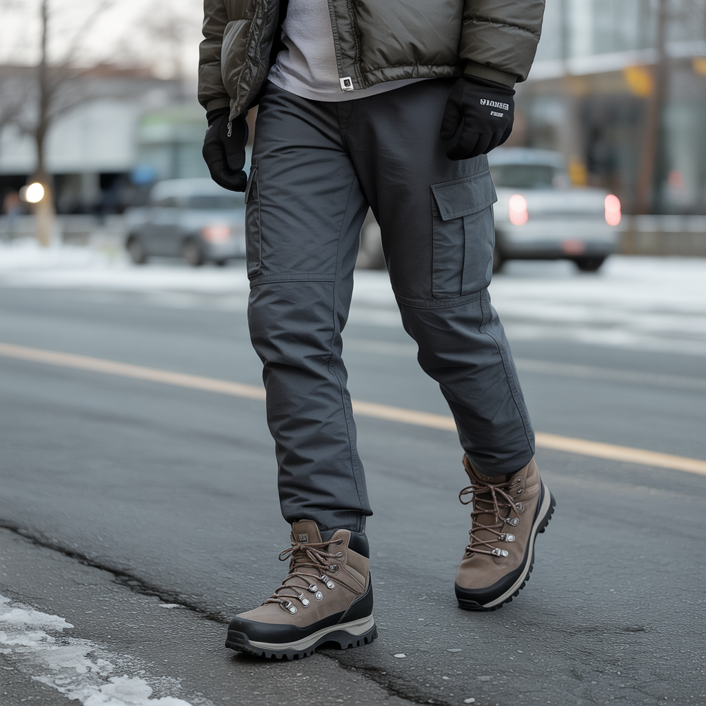 16 Ideas About Cold Weather Winter Outfits for Style and Warmth 14 Hiking Boots with Streetwear Edge
