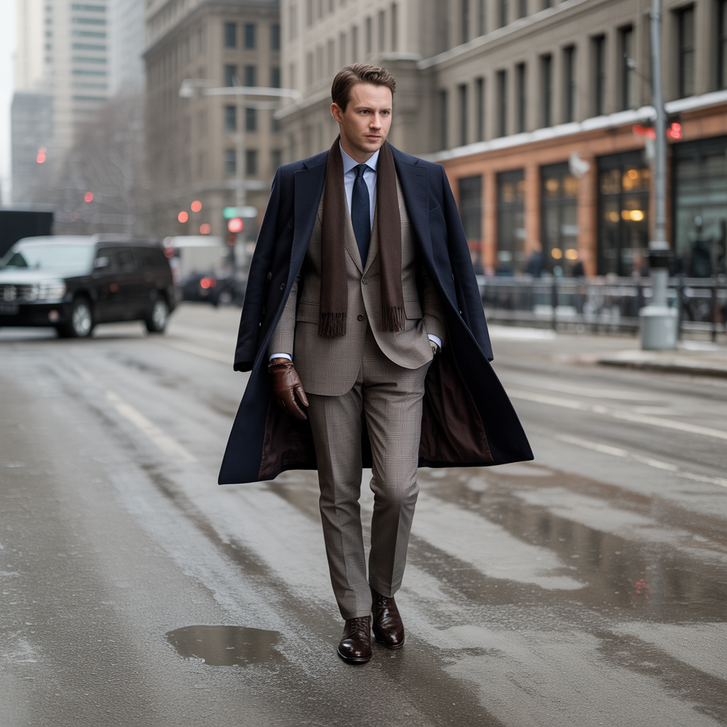 16 Ideas About Cold Weather Winter Outfits for Style and Warmth 15 Tailored Suits with Winter Layers